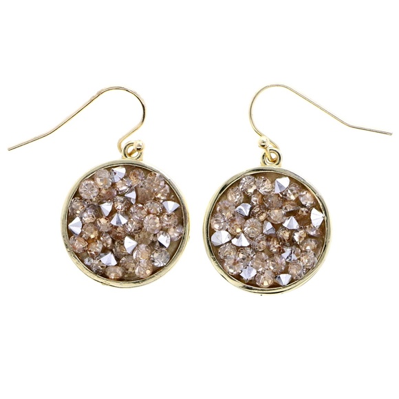 Catherines Jewelry - Designer Dangle Earrings Gold & Silver NWOT